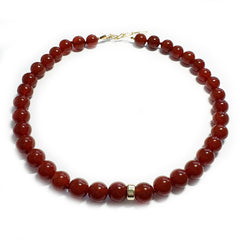 carnelian beads - large