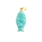 Gemstone Fish Pendant