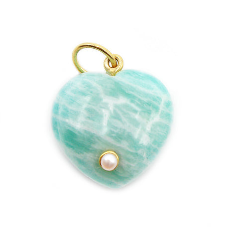 Gemstone Heart Pendant