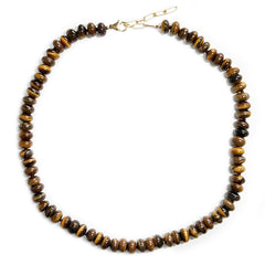 tigers eye rondelles