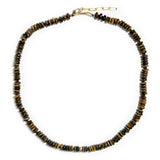 tigers eye rondelles