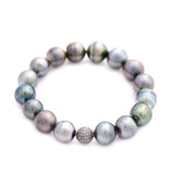 tahitian pearls & diamond ball